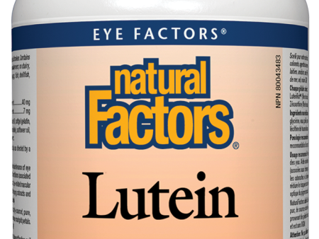 Natural Factors Lutein (40mg) (30 SoftGels) Cheap