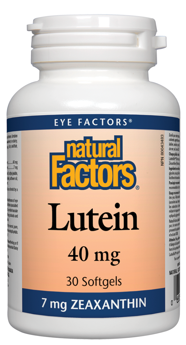 Natural Factors Lutein (40mg) (30 SoftGels) Cheap