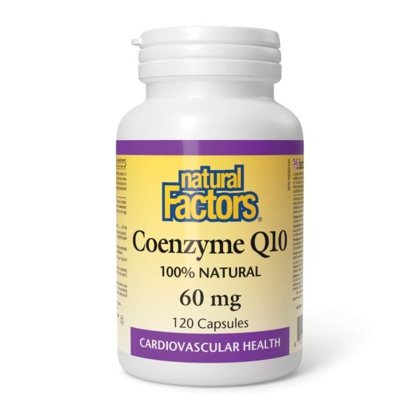 Natural Factors Coenzyme Q10 (60mg) (120 Capsules) Hot on Sale