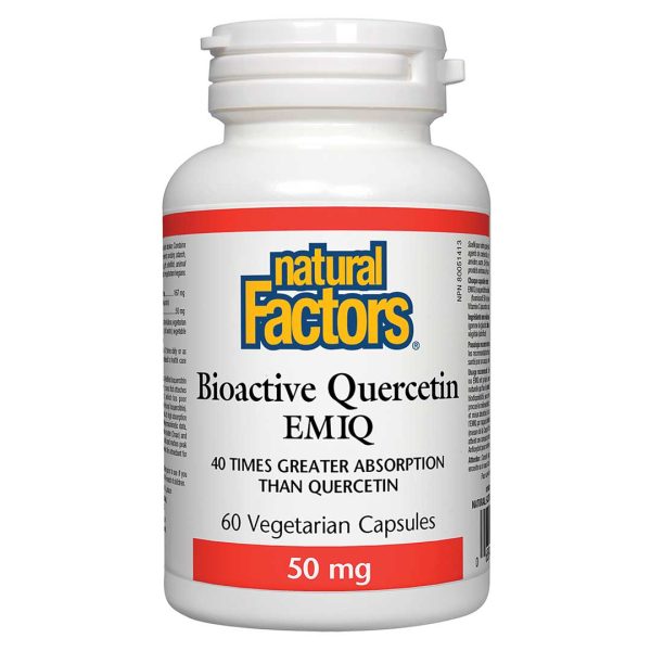 Natural Factors Bioactive Quercetin EMIQ (60 VCaps) Fashion