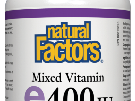 Natural Factors Mixed Vitamin E (400iu) (90 SoftGels) Hot on Sale