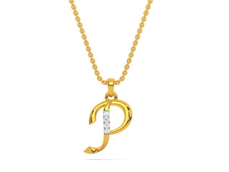 Alphabet P  Unisex Pendant For Discount