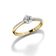 แหวนเพชร Stellar Solitaire with Diamondline Ring For Discount