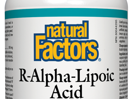 Natural Factors R-Lipoic Acid (100mg) (60 VCaps) Hot on Sale