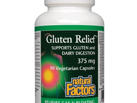 Natural Factors Gluten Relief (90 VCaps) Hot on Sale