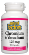 Natural Factors Chromium & Vanadium (125mcg) (90 Capsules) on Sale