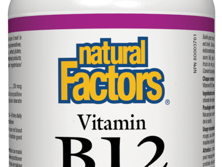 Natural Factors B-12 Cyanocobalamin (250 mcg) (90 Tablets) Online now