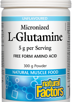 Natural Factors Micronized L-Glutamine - Unflavoured (300g) Cheap