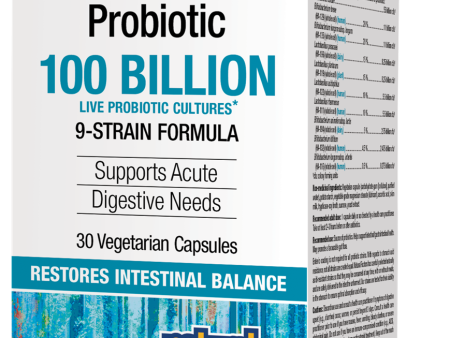 Natural Factors Critical Care Probiotic 100 Billion (30 Vegetarian Capsules) Hot on Sale