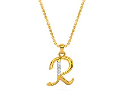 Alphabet R  Unisex Pendant Fashion