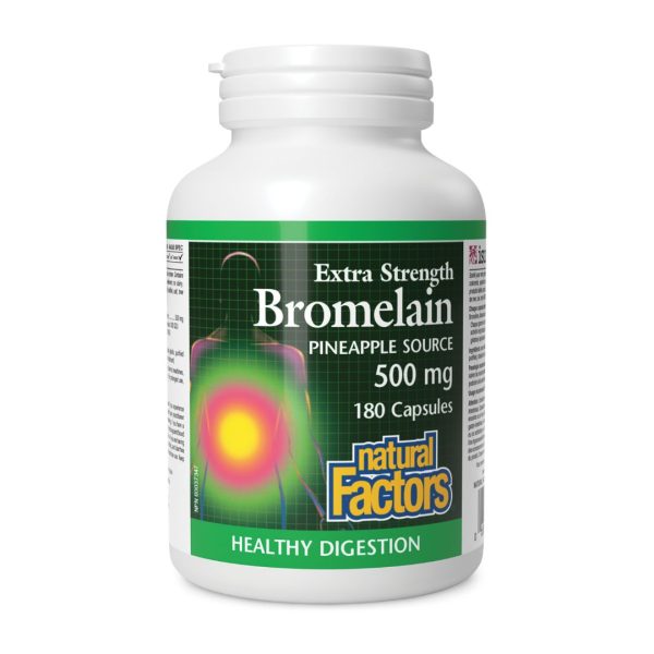 Natural Factors Extra Strength Bromelain (500mg) on Sale