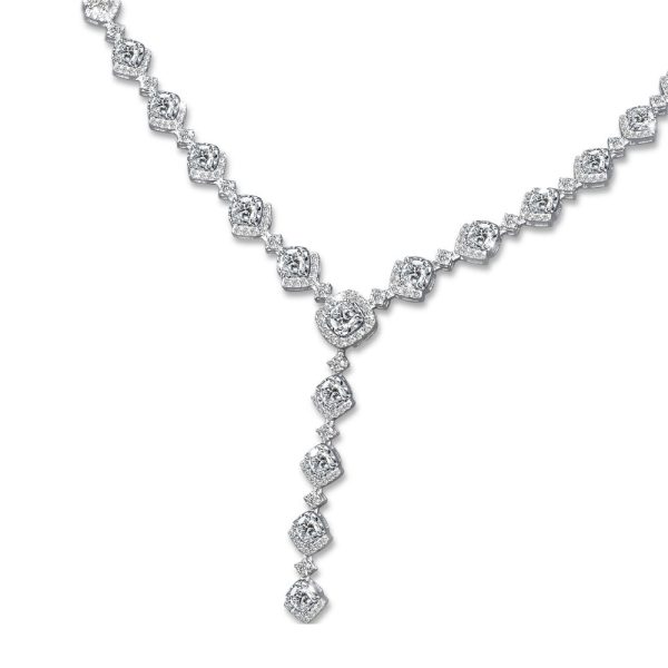 Centennial 90 Facets Diamond Necklace (Certificate: HRD) Hot on Sale