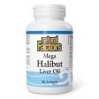 Natural Factors Mega Halibut Liver Oil (90 SoftGels) Hot on Sale