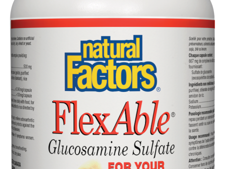 Natural Factors Flexable Glucosamine Sulfate (180 Capsules) For Sale