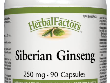 Natural Factors Siberian Ginseng (90 Capsules) Fashion