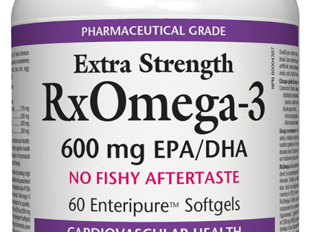 Natural Factors Rx Omega-3 Factors Extra Strength (600 mg EPA DHA) (60 SoftGels) Hot on Sale