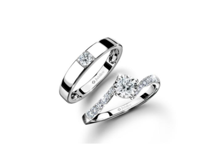 แหวนเพชร Solitaire Stylish Curve Ring & Padriac Diamond Ring Sale