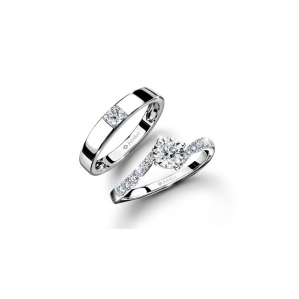 แหวนเพชร Solitaire Stylish Curve Ring & Padriac Diamond Ring Sale