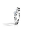 แหวนเพชร Twist Line Solitaire Ring (Certificate: GIA) For Cheap