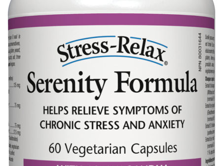 Natural Factors Stress Relax Serenity Formula (60 Vegetarian Capsules) Fashion