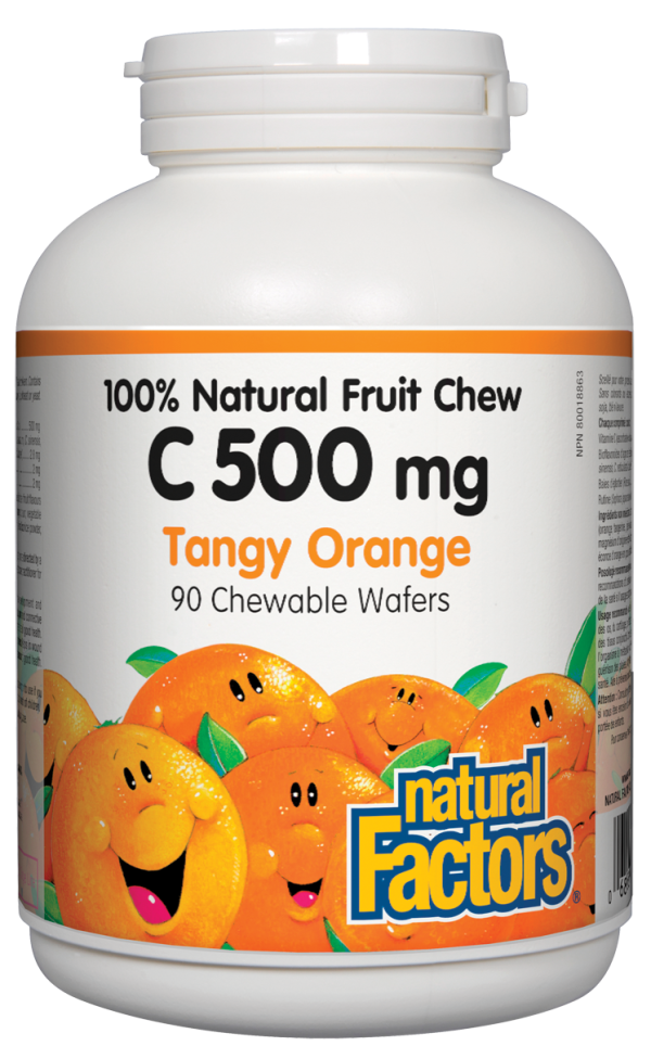 Natural Factors Vitamin C Chewables - Tangy Orange (90 Tabs) Online