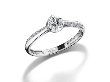 แหวนเพชร Stellar Solitaire with Diamondline Ring For Discount