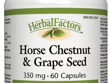 Natural Factors Horse Chestnut and Grape Seed (350mg) (60 Capsules) Online