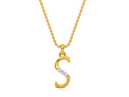 Alphabet S  Unisex Pendant For Sale