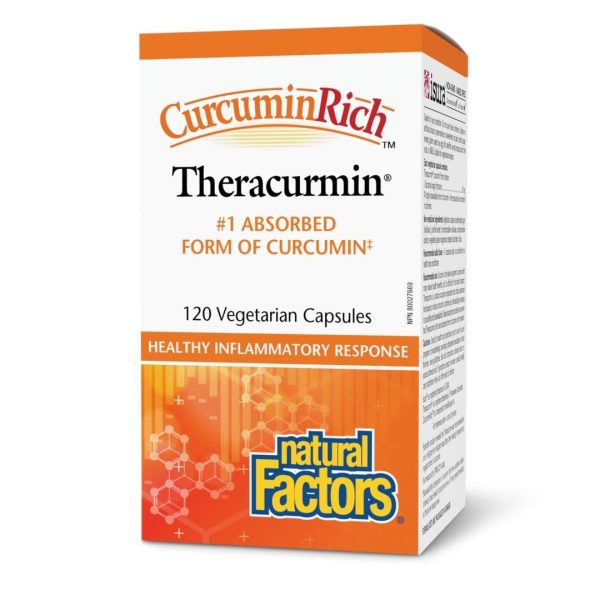 Natural Factors CurcuminRich Theracurmin (120 VCaps) on Sale