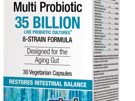 Natural Factors Senior s Multi Probiotic (30 Vegetarian Capsules) on Sale