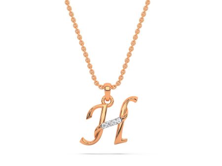 Alphabet H  Unisex Pendant For Cheap