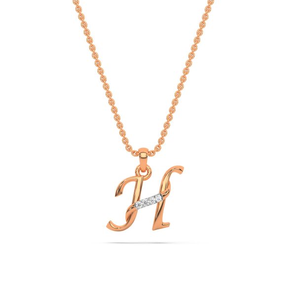 Alphabet H  Unisex Pendant For Cheap