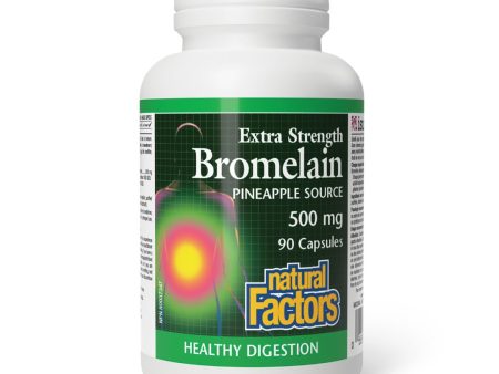 Natural Factors Extra Strength Bromelain (500mg) on Sale