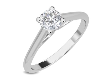 0.50 CT Snow Solitaire Ring Sale