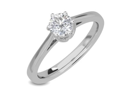 0.50 CT Amalie Solitaire Ring Online now