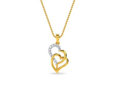 Twin Mate Heart Pendant Hot on Sale