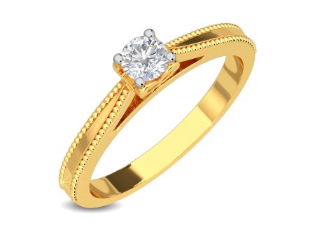 0.20 CT Zel Solitaire Ring Cheap