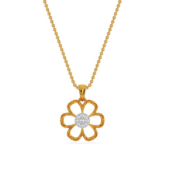 Simple Flower Pendant Fashion