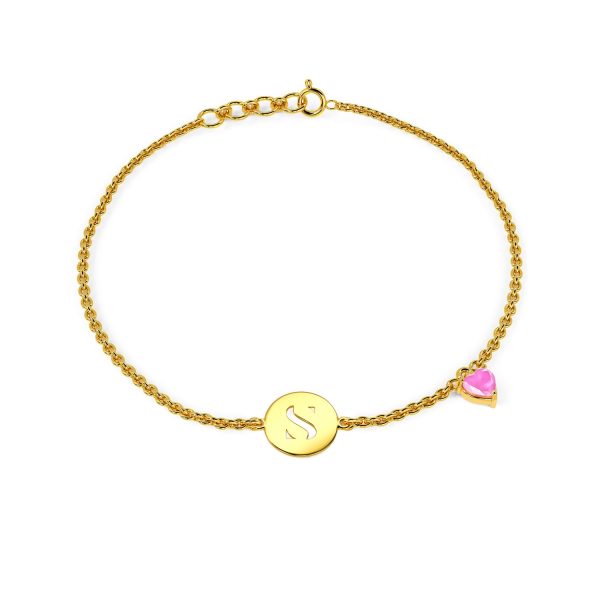 Initial S Bracelet Cheap