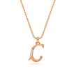 Alphabet C  Unisex Pendant Supply