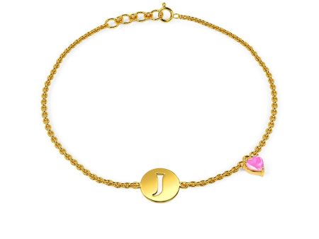 Initial J Bracelet Discount