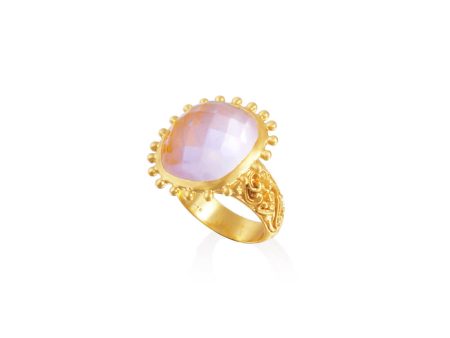 Ananda Soul, All is Love Ring med rosenkvarts Discount