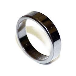 Hematit, ring platt 100-pack Fashion