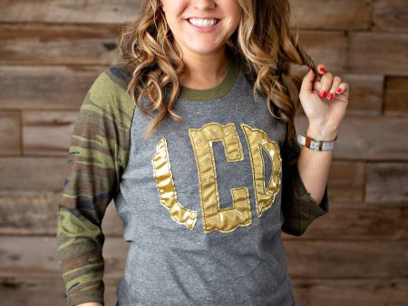 Camo Monogrammed Raglan - 2020 Online now