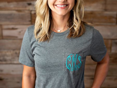 Monogrammed BC Pocket Tee Shirt - 2020 Online