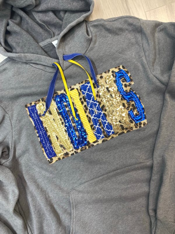 Double Stacked Spirit Hoodie with Custom Team Ribbons Fashion