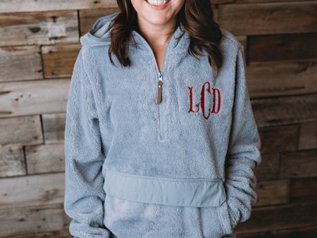 Charles River Newport Monogrammed Quarterzip Hoodie Discount