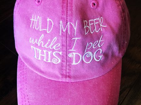 Hold my beer while I pet this dog Hat For Sale