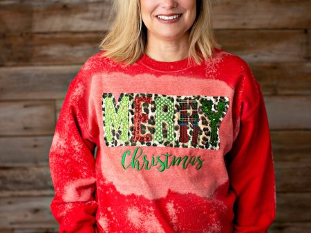 Double Stacked MERRY Christmas Pullover   Hoodie - Christmas 2020 Online